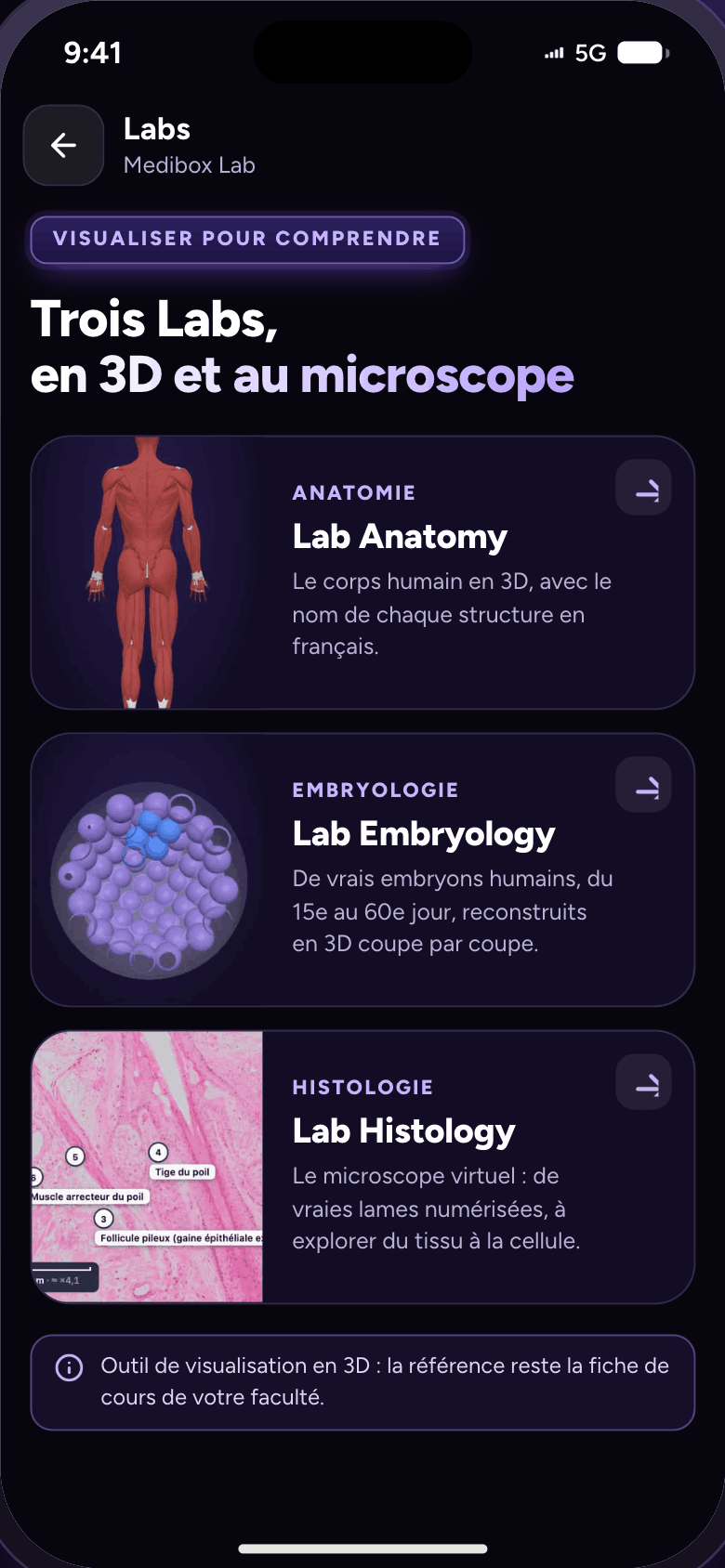 Application Medibox Lab — Labs